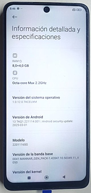 Xiaomi Redmi Note 11 Pro 5G Nero