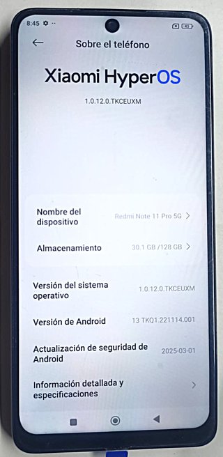 Xiaomi Redmi Note 11 Pro 5G Nero