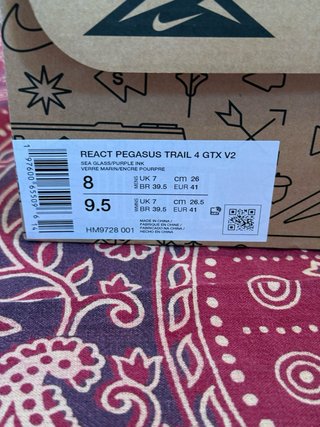 Nike React Pegasus Trail 4 Gore-Tex Sea Glass Purp