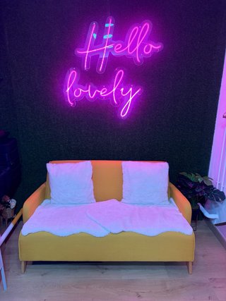 Sofá amarillo NUEVO A ESTRENAR