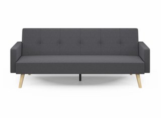 Sofá Cama Gris Tela