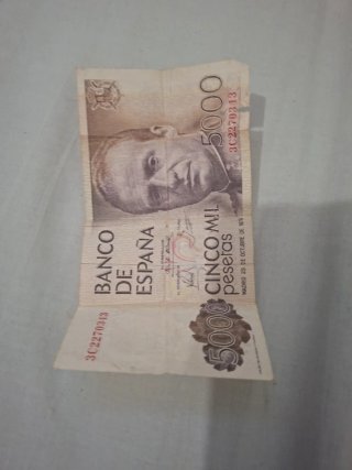 Billete 5000 Pesetas España 1978