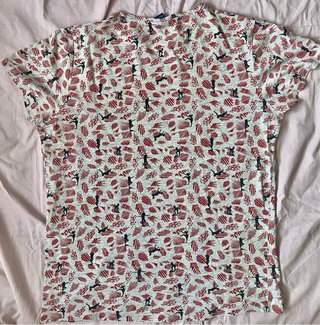 Camiseta Springfield Talla S Estampado Surf