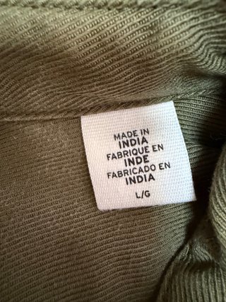 Chaqueta Levi's Verde Oliva Tela