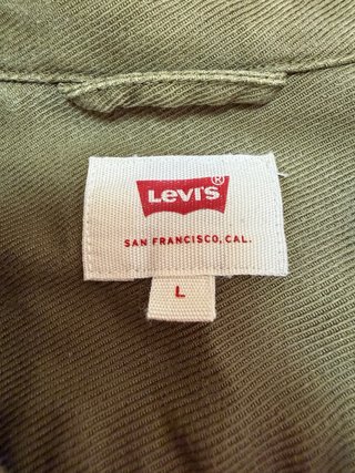Chaqueta Levi's Verde Oliva Tela