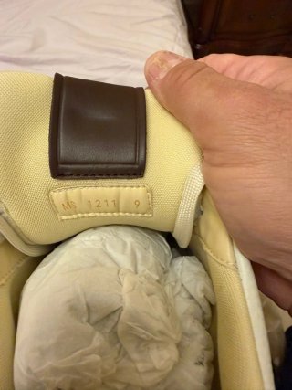Scarpe Louis Vuitton bianche e marroni