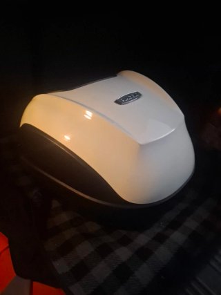 Maleta Piaggio Liberty Negra y Blanca