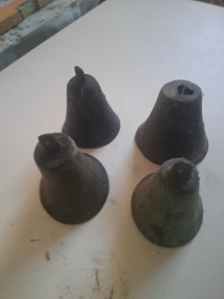 Lote 4 Campanas Decorativas
