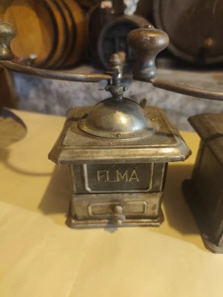 6 Molinillos de Café Antiguos ELMA