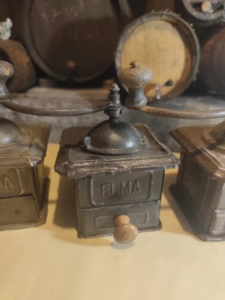 6 Molinillos de Café Antiguos ELMA