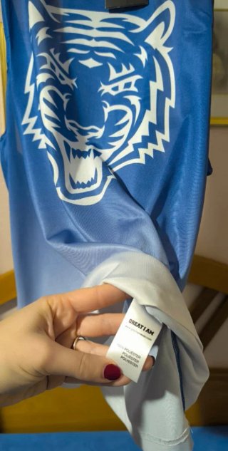 Camiseta sin mangas GREAT I AM hombre azul t. 3XL