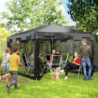 Cenador Exterior 4x3m con Mosquiteras