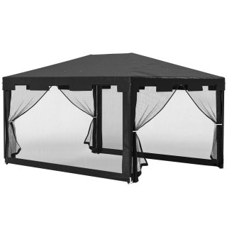 Cenador Exterior 4x3m con Mosquiteras