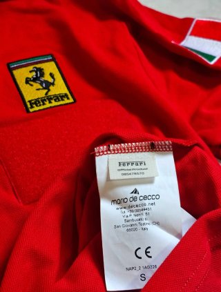 Maglia Ferrari F1 Rossa Taglia S