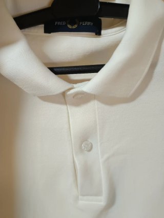 Polo Fred Perry Blanco