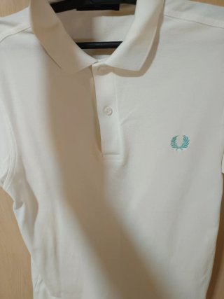 Polo Fred Perry Blanco