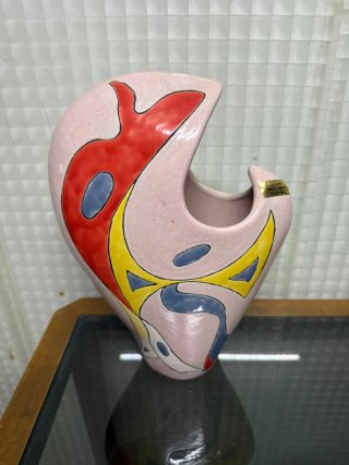 Jarrón Cerámica Multicolor