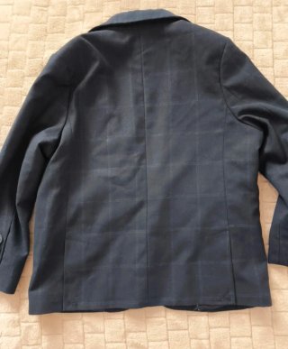 Blazer Zara Kids Azul Cuadros
