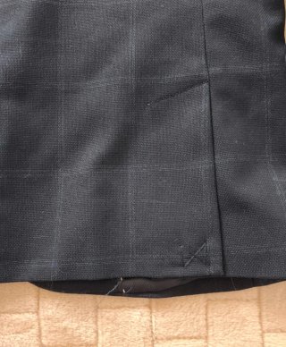 Blazer Zara Kids Azul Cuadros