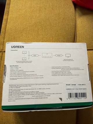 UGREEN HDMI Switch 5 en 1 - 4K 60Hz