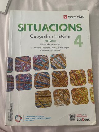Libro Situacions Geografia i Història 4