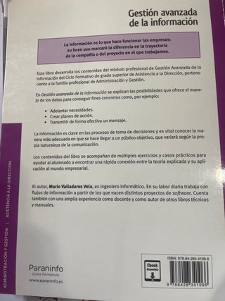 Gestión avanzada de la información