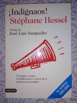 LIBRO ¡INDIGNAOS!  De Stéphane Hessel SOCIAL POLIT
