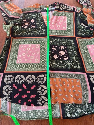 Camicia ampia Intrend fantasia patchwork