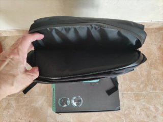 Zaino Bianchi Urban 25L Nero/Verde Acqua