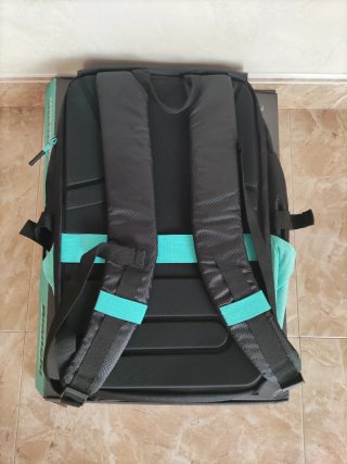 Zaino Bianchi Urban 25L Nero/Verde Acqua