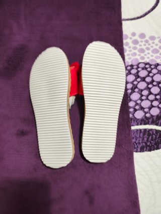 Sandalias rojas con lazo talla 37