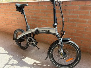 Bicicleta Eléctrica Kawasaki Plegable