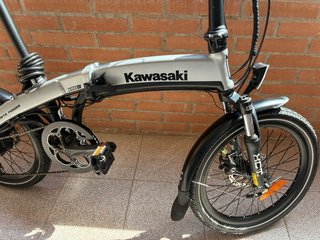 Bicicleta Eléctrica Kawasaki Plegable