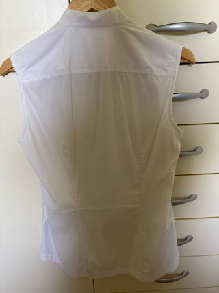 Camicia smanicata Nouvelle Femme bianca