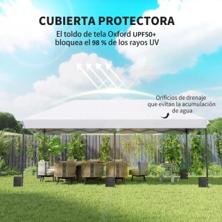 Carpa Plegable 6x3m Pop-up Ajustable