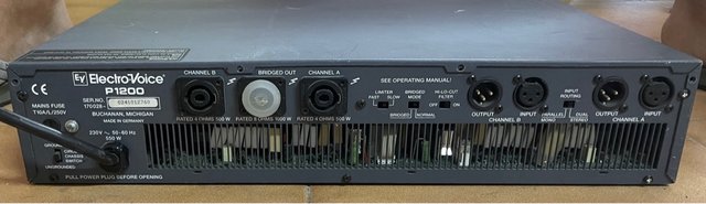 Etapa de potencia profesional Electro-Voice P1200
