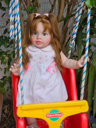 Muñeca Reborn Ojos Verdes 65cm