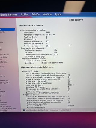 MacBook Pro 15 i7 16GB RAM 256GB