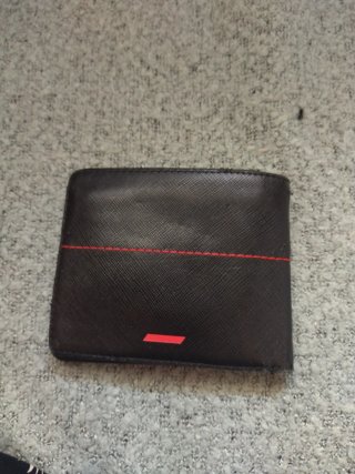 Cartera de piel Ferrari