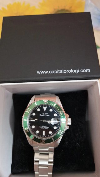 Orologio CAPITAL Quarzo Subacqueo Verde