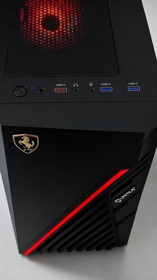 PC Gaming i7 Ferrari Style 16GB Nvidia GTX GDDR6