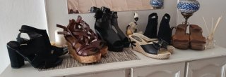 Sandalias tacón y plataforma mujer