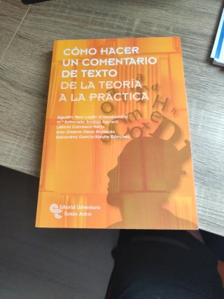 Libro comentario de texto UNED