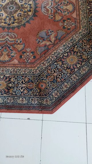 Carpete Octogonal Multicolor