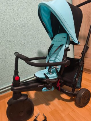 Triciclo Smartrike Plegable Azul