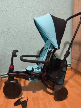 Triciclo Smartrike Plegable Azul