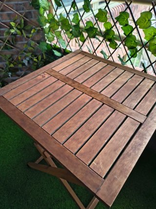Mesa plegable balcón