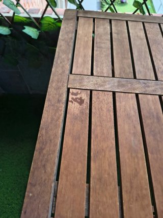 Mesa plegable balcón