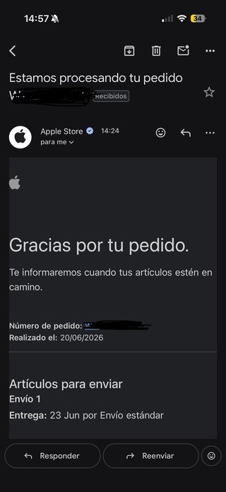 iPhone 17 Pro 256GB Azul Nuevo Precintado Apple