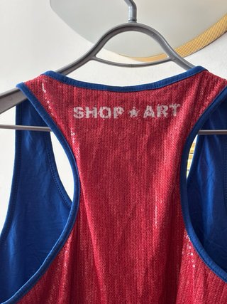 Top Shop Art paillettes multicolor